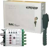 БУМ-2/4 дополнительный усилитель мощности системы РЕЧОР для 4-зонного устройства БАС-4. Мощность 2х50Вт, резервный аккумулятор